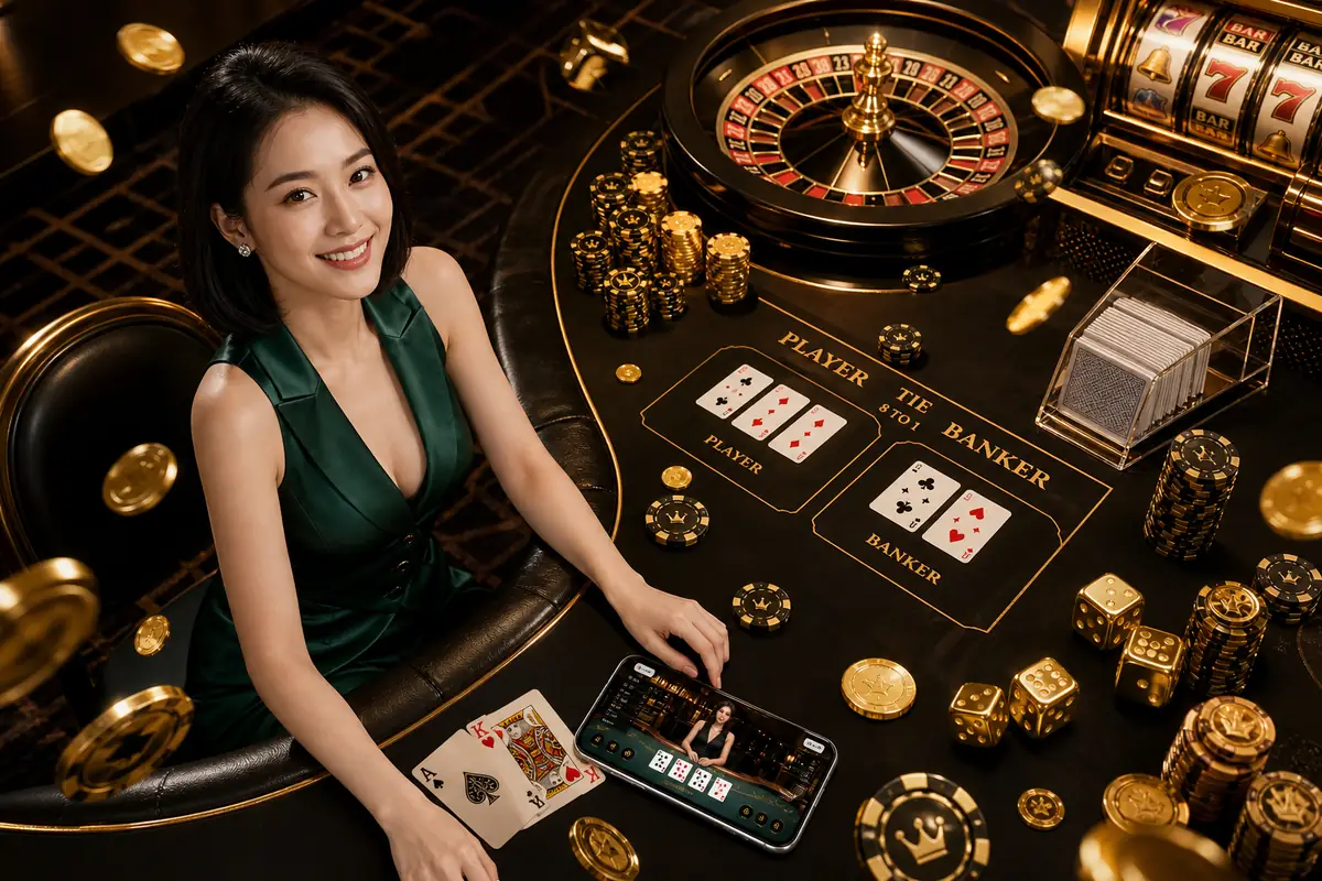 manis33 live casino baccarat dealer langsung